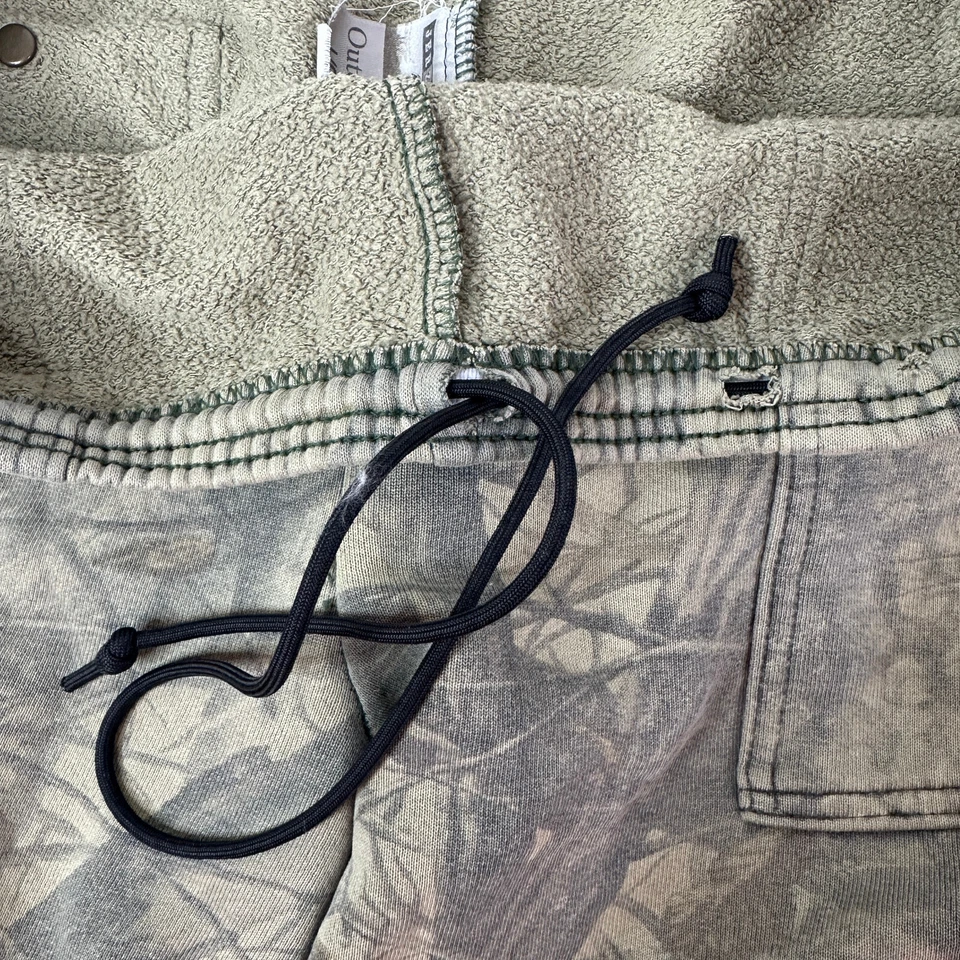 Pantalones deportivos de carga Jerzees de colección para hombre grandes camuflados maderas duras EE. UU. 90 Y2K Foto 3 de 4