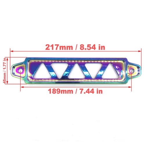 220MM/190MM 7C BILLET ALUMINUM CAR BATTERY TIE DOWN MOUNT BRACKET BRACE BAR - Picture 7 of 10