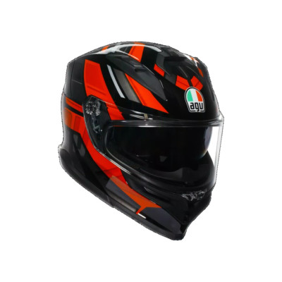 MOTORRADHELM INTEGRAL AGV K7 MPLK TAURAX SCHWARZ ROT AGV E2206 TOURING SPORT K 7