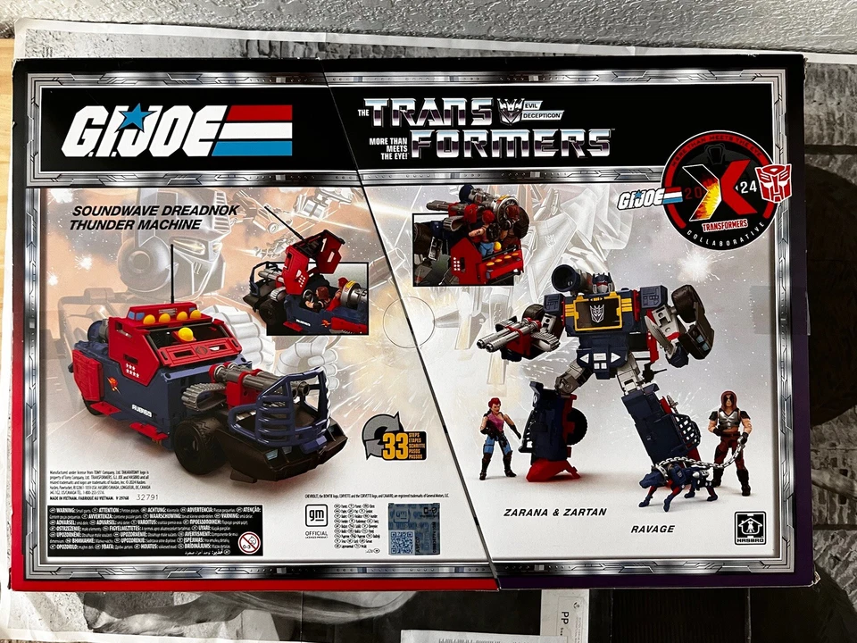 Transformers Collaborative G.I. Máquina Joe Mash-Up Soundwave Dreadnok Thunder Foto 2 de 4