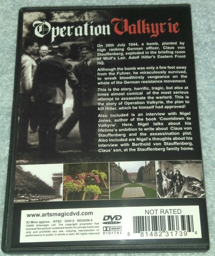 Operation Valkyrie Julian Mallory Skinner DVD RARE oop - Imagen 2 de 2