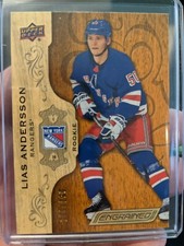 2018-19 Upper Deck Engrained Rookies /299 Lias Andersson #93 Rookie