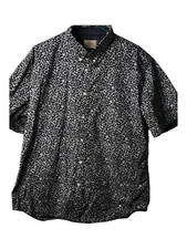 Jachs New York Short Sleeve Casual ButtonUp Shirt Size Large
