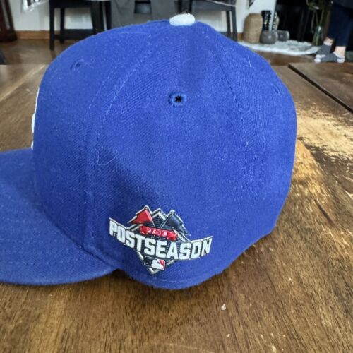 MLB Auténtica Colección Para hombres 59FIFTY Gorra Ajustada Postemporada Gorra de Béisbol Azul - Imagen 2 de 4