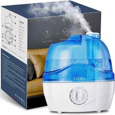 Humidifiers 2.2L for Bedroom Baby Room with 28dB Quiet Air Cool Mist 360 rotatio