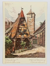 Gerlach-Schmiede Rothenburg ob der Tauber by Heiner Krasser Postcard Unposted