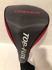 Top Flite XL Universal driver headcover black / red PERFECT SHAPE