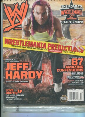 World Wrestling Magazine - Feb 2009 Wrestlemania Predictions   Jeff Hardy  MBX80