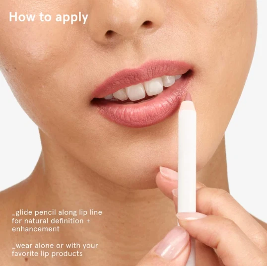 Lip Line Enhancing Hydrating Longwear Lip Liner Pencil, Graze, 0.04 oz - New - Image 3 of 4