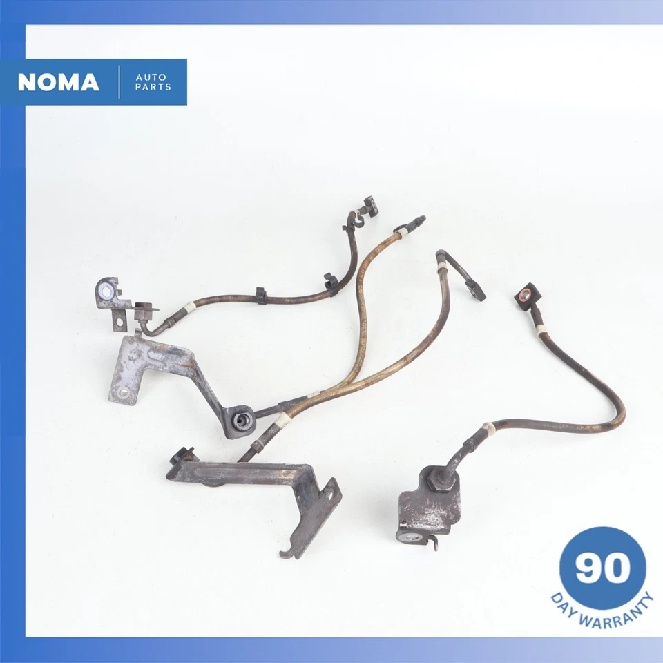 06-09 Jaguar X150 XK XJ8 Juego de 4 tubos de manguera de freno flexible delanteros y traseros OEM Foto 2 de 4