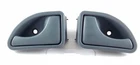 FOR RENAULT TWINGO (93-98) 2x DOOR HANDLE INNER LEFT RIGHT INNER HANDLE SET GREY