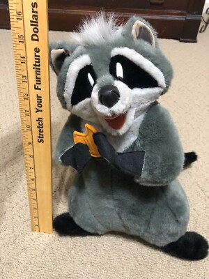 Meeko the raccoon from Pocahontas Disney plush 15.5 inches stuffed