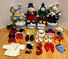 Large Lot Of MUFFY VANDERBEAR Dolls, Hats, Shoes,  More 
