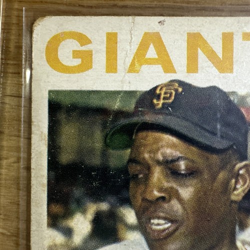 1964 Topps Baseball Willie Mays San Francisco Giants Card #150 - Picture 2 of 8