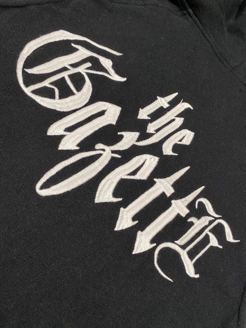 the GazettE BLACK MORAL RAD MARKET sleeveless hoodie logo