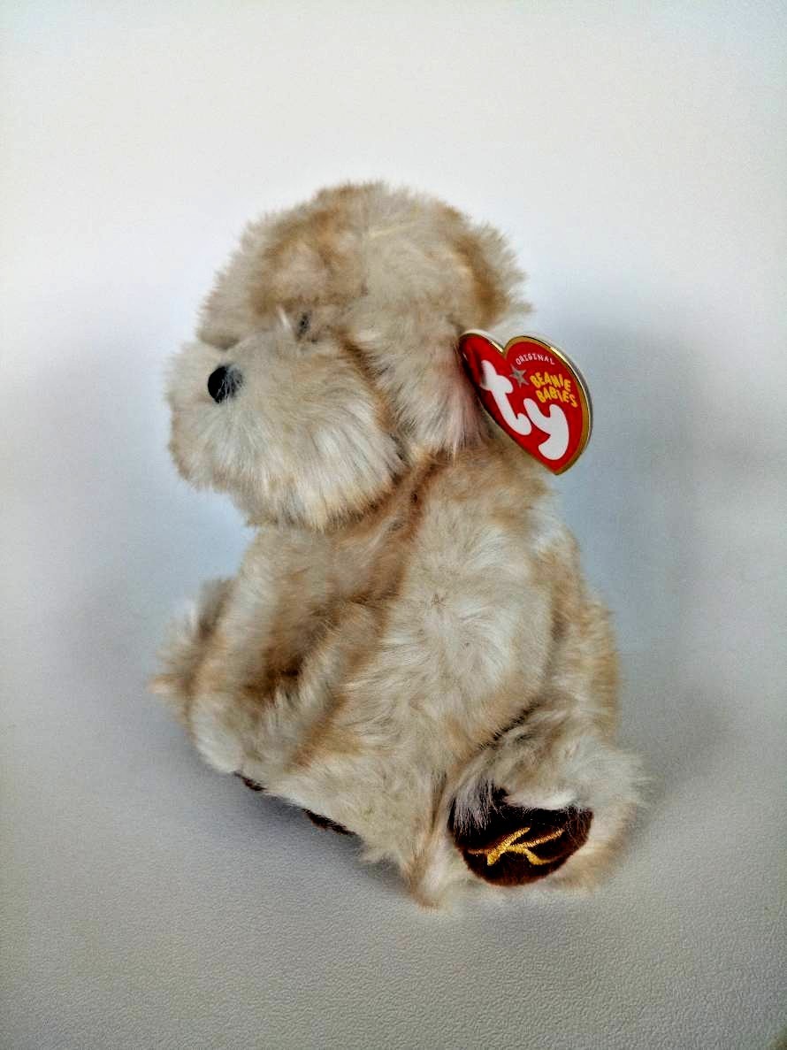 新品 kitamura ty BEANIE BABIES SENNA センナ君 Ty Beanie Baby SENNA-KUN Dog Brown Paws Kitamura Japan