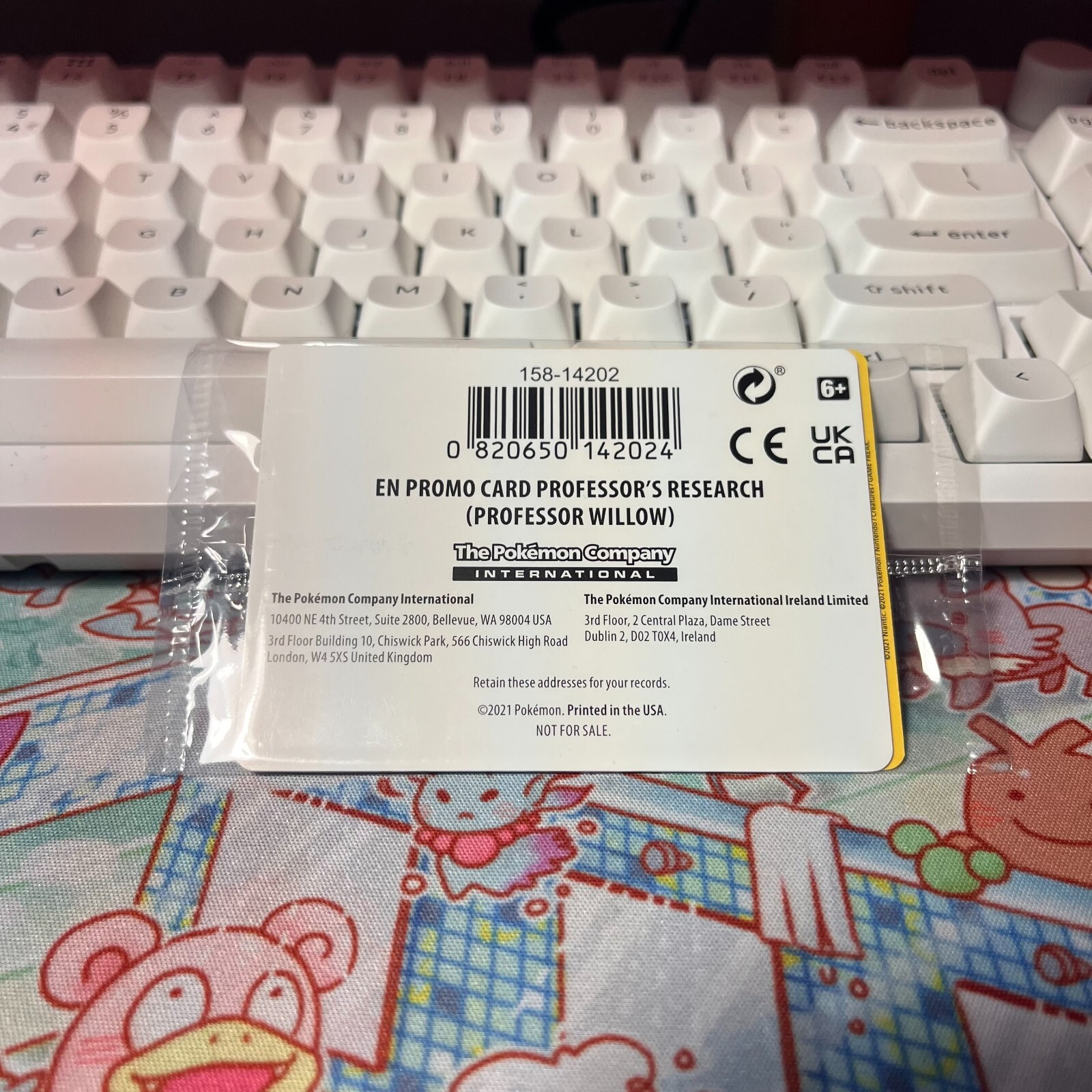1x Pokémon TCG Professor's Research (Professor Willow) Promo Card, NEW Sealed!