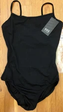 NEW! Bloch Adult Essential Black Camisole Leotard Style No: L5607 Petite