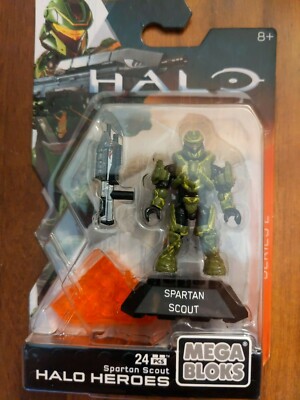HALO HEROES SPARTAN SCOUT MEGA BLOKS BNIP MOC
