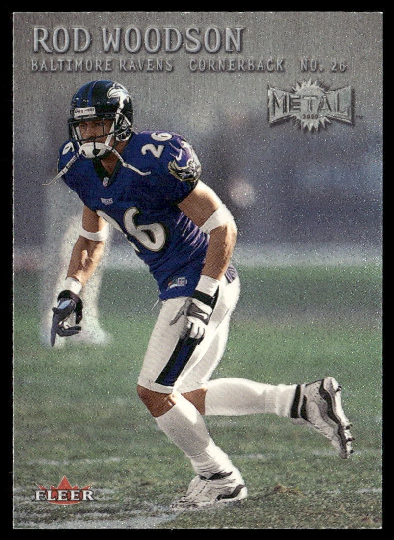 Rod Woodson 2000 Metal #196 Baltimore Ravens
