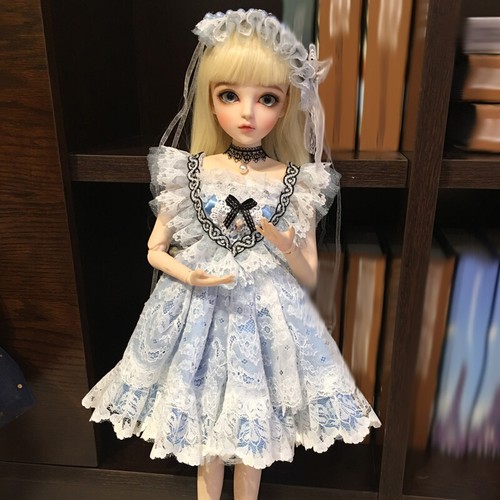 24 Zoll Puppe 1/3 BJD Puppen 60 cm Baby mit veränderbaren Outfits Augen Verkleiden Zum Selbermachen Spielzeug - Bild 9 von 12