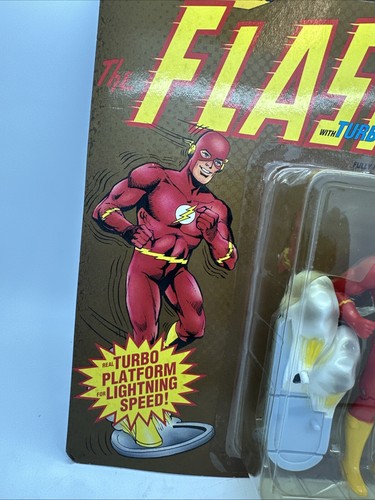 Figura de acción posable Toy Biz DC Comics Superhéroes The Flash con plataforma turbo - Imagen 3 de 14