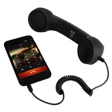 3.5mm Vintage Retro Telephone Handset Cell Phone Receiver Radiation-Proof