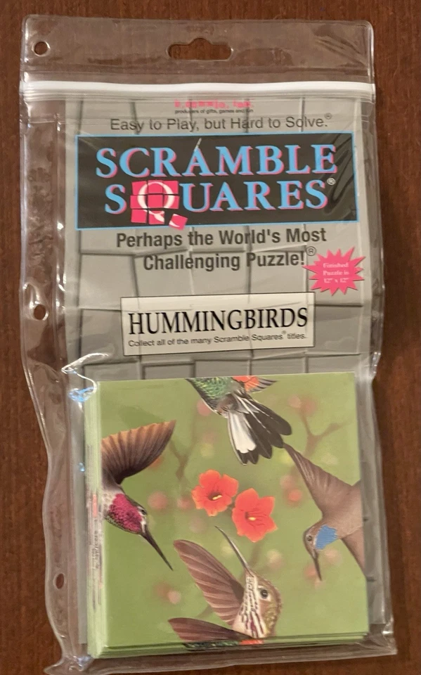B Dazzle Inc VTG Scramble Squares North American Birds 1995 & Hummingbirds 1997  - Image 4 of 4