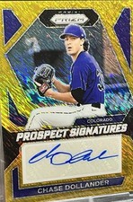 2024 Chase Dollander FOTL Prizm Gold Shimmer Prospect Signatures /2