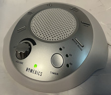 HoMedics Sound Machine Spa Portable White Noise Nature Rain Ocean And More