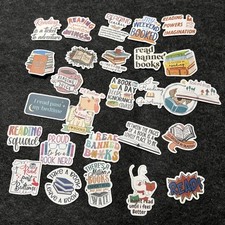 25 pcs Reading Book Stickers