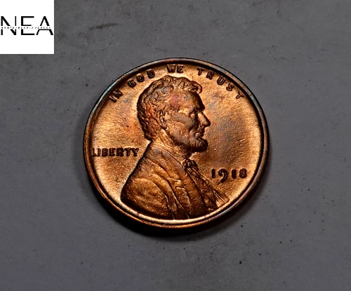 1918 Lincoln Wheat Penny Cent ~ Gem BU (red/brown) ~ (ZW617)