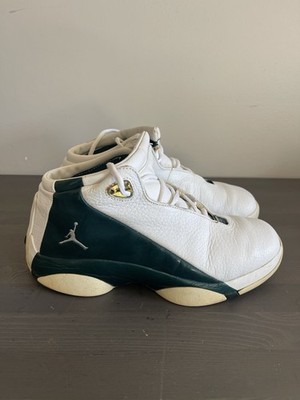 Air Jordan Team Flow Mens Sz 9.5 White Green 307341-112