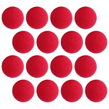 2 Count Clown Nose Red Sponge Carnival Accessories Cosplay Prop Decor
