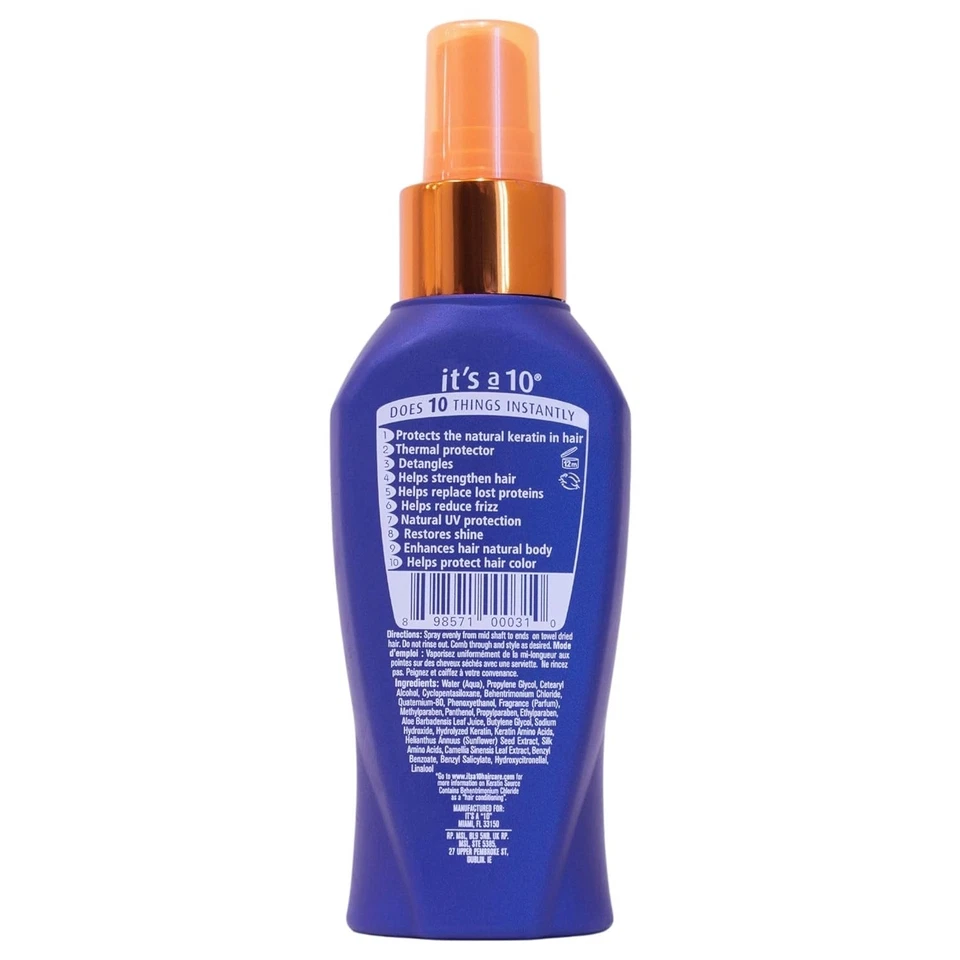 It's a 10 Miracle Leave-In with Keratin 10oz-Heat Protection & Hair Repair Spray - Image 2 of 2