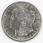 1881-S Morgan Silver Dollar $1 AU San Francisco Mint  — photo 1