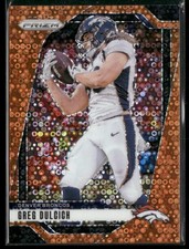 2024 Panini Prizm #85 Greg Dulcich Orange Disco Prizm