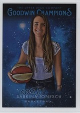 2021 Upper Deck Goodwin Champions Platinum Cosmic /99 Sabrina Ionescu #42 1jb0