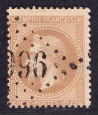TIMBRE 1867 EMPIRE FRANCAIS N° 28-OBL. TB-VOIR SCAN R/V-