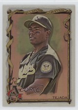 2023 Topps Allen & Ginter Hot Box Silver Portrait Short Print Miguel Tejada 1m01