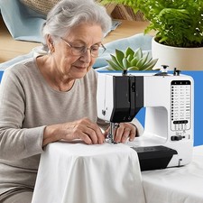 Profi Nähmaschine mit 38 Nähprogrammen Elektronik Nähmaschine Handnähmaschine DE