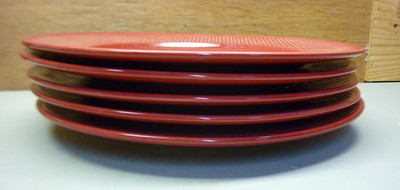 Jaclyn Smith Today Diamond Red Dinner Plates 5 Available 11-1/2''