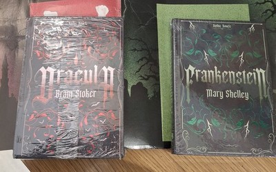 Dracula & Frankenstein Bücher Neu Sealed