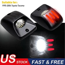 LED License Plate Light Lamp Housing For 1995-2004 Toyota Tacoma [Red OLED Tube]