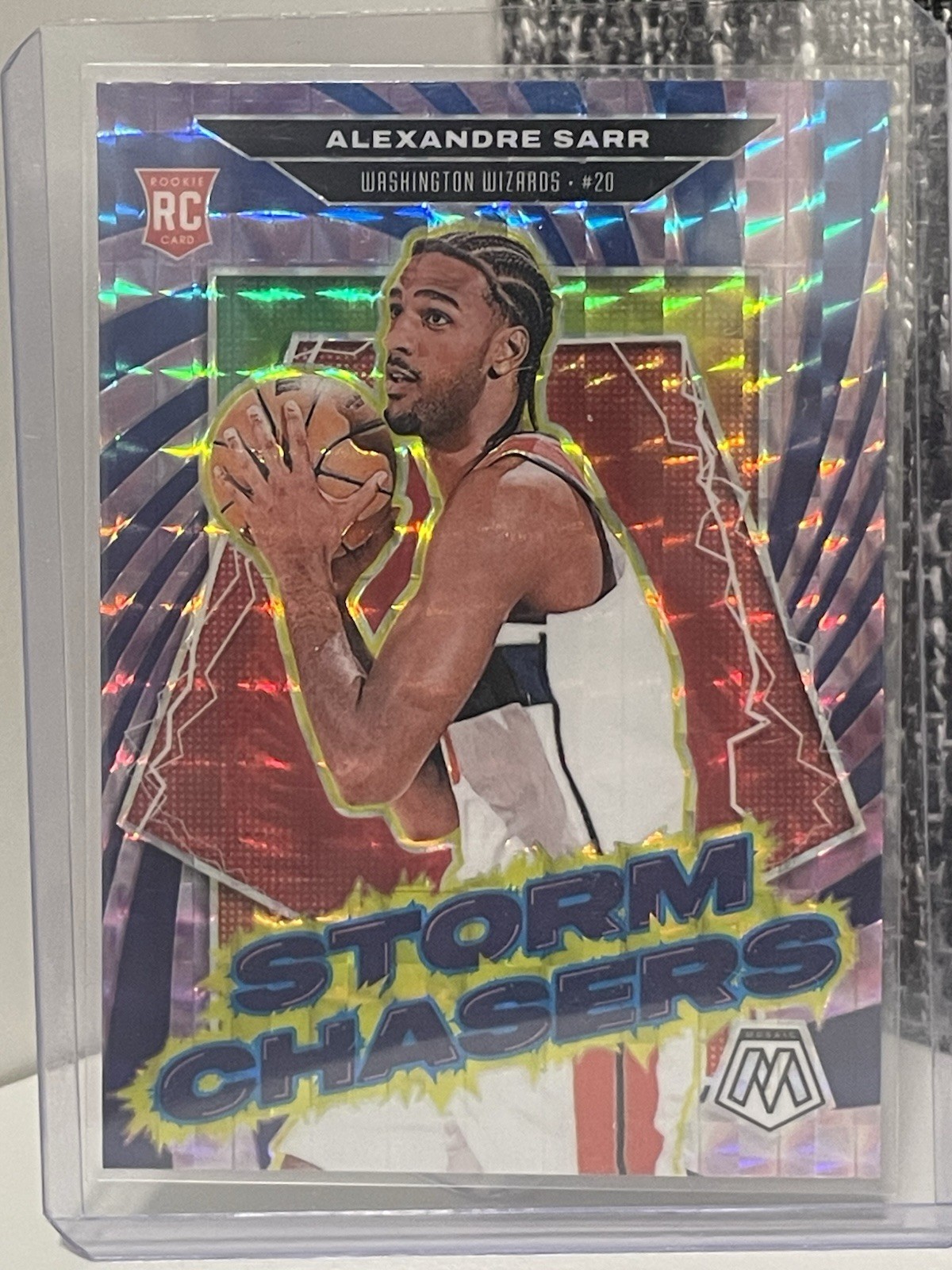 Alexandre Sarr 2024-25 Panini Mosaic Storm Chasers (RC, SP)