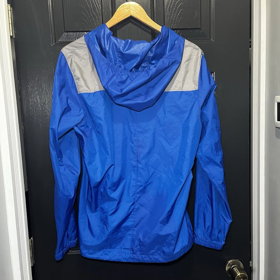 Columbia Kentucky Wildcats Chaqueta Cortavientos Para Hombre Pequeña Azul Lluvia Pullover Foto 2 de 4