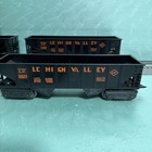 Lot of six Marx Lehigh Valley Coal Hoppers Mixed Trucks yellow and orange pics — photo 4