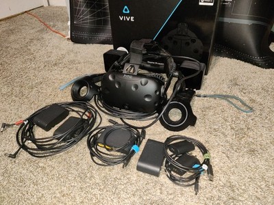 HTC Vive VR Full Kit With Delux Audio Strap And VrCover Memory Foam Padding