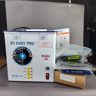 JFJ Easy Pro Plus+ Disc Repair Machine for Blu-ray Disc Media Polisher