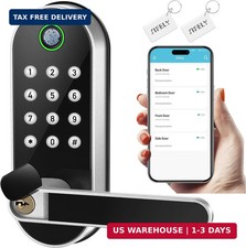 Fingerprint Smart Door Lock with Handle Keypad - No More Lost Keys, Keyless En
